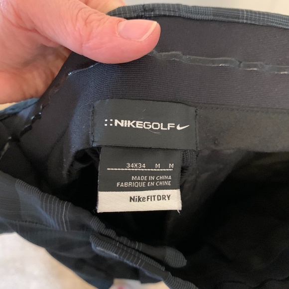 Men's Nike Plaid Golf Pants - Picture 5 of 8